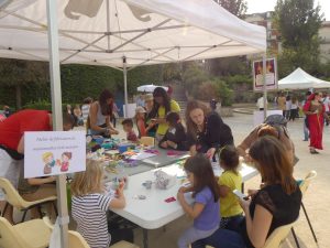 Atelier enfants au square St Lambert avec les Enfants Gâtés
