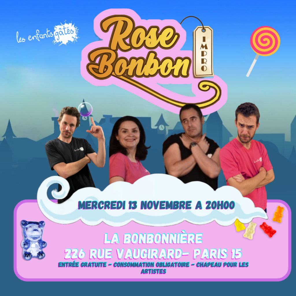 Le casting du cabaret Rose Bonbon du 13 novembre 2024